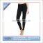 womens black dri fit sports gym leggings with mesh fabric insert