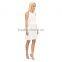 High quality white plus size women clothing dress