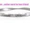 custom inspired words bangles bracelets jewelry saying phrase engraved metal bangles bracelets best family friendship gifts