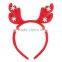 Bling white kids children headbands antlers headband jewelry for christmas party dance