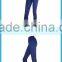 Unique Hot Girl Yoga Pants /Navy Blue Girls Sport Leggings/Sexy Girl Wearing Yoga Pants