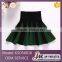 Fashion design girls winter black pleated school uniform mini skirts