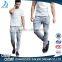 2017 factory direct custom 100% polyester sweat pants slim fit men latest design pants
