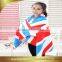 china supplier microfiber reactive printed super soft UK flag beach towel 70*140cm