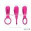 Flexible Vibrating G-spot Cock Penis Rings Silicone Sex Toy Strong Vibration