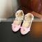 B22684A Korea fashion girls beaded Diamond bowknot Princess Shoes
