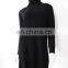 Women Pure 12gg Rib Knit Roll Neck Cashmere Sweater Dress