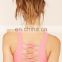 Polyester spandex fashion yoga wear dry fit fitness gym bra wholesale sports bra