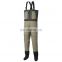 2017 newest breathable chest waders/fishing waders/suspender trousers