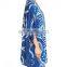 C27 Custom Moody Blues Print Cover-Up Beach Kimono
