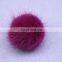 2" Promotional Premium Quality Mink Fur Pom Poms With Elastic Hook Soft Mink Fur Pompons