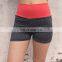 Fashionable summer seamless short yoga pants, hot sexy girls short pants