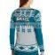 2016 Baiyimo Wholesale Fashion V-neck Fit Christmas Pullover Women Sweater