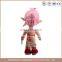 Cute Girl Plush and Stuffed Baby Doll/baby lovely doll/plush pink baby doll