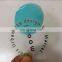 Thin metallic chrome silver round adhesive sticker