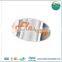 Exquisite Gold Or Silver Plating Curved Nameplate For Bottle