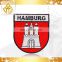 Custom Hamburg Embroidery Patch with Iron-on Backing