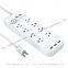 8 Outlets Power Strip with Surge Protector 3 USB Charging port 5 V 3.1 A ETL Certified
