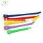 Reusable cable tie ultra thin hook and loop security cable tie