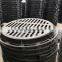 EN124 E600 ductile iron square anti-settling vented self-locking smart manhole cover