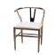 Modern stainless steel Wishbone Y Dining metal Chair