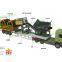 Mobile Sand Washing machine on vehicle