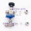 Needle valve Adjustable 4 6 8 10 12mm 1/8 1/4 3/8 1/2 inch hard tube SS304 Flow Control crane straight needle valve