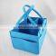 Multi function portable felt baby diaper caddy bag with removable divider