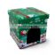 PU Foldable Linen print design foldable pet house Cat House  Ottoman