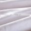 Luxury hotel linen customized wholesale bedding polyester cotton white satin bedding sheet