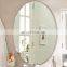 China Manufacture Large Size Wall Decorative Black Tinted Circle Silver Furniture Mirror