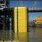 Impact absorption marine fender facing pads UHMWPE abrasion resistant dock bumper