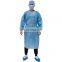 PE water proof medical cpe pp level 2 sms disposable isolation gown,Plastic cheap disposable pp pe isolation gown