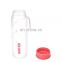 2021 customized water bottle with holder  400ml plastic drink bottle Summer new product Red Earth tritan material eco friendly