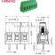 Raising Type Terminal Block Low Voltage PA66 Plastic Terminal Connectors