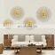 Nordic Metal Round Sun Flower Thin Metal Tube Wall Lamp LED Decorative Wall Lamp For Home