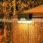 2021 new Waterproof solar fence balcony houseoutdoor light  garden wall light decoration staircase guide light