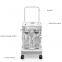 Medical electric suction pump apparatus aspirator double bottles suction trolley unit machine vaccum suction jar