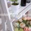Wooden garden flower shelf ornamental potted plant