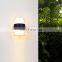 HUAYI Waterproof IP54 Backyard Decoration Aluminum Acrylic LED Modern Outdoor Wall Lamps