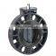 Various sizes 4 inch EPDM Rubber Seat Sea Water PVC Manual Flange Butterfly Valve upvc/brass/stainless/