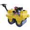 mini hand road roller compactor/road construction equipments/Walk Behind Hydraulic Small Double Drum Road Roller