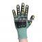 Hi Quality Anti cut tpr patched impact gloves oilfield impact protective gloves