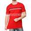 high quality premium style 100% cotton 180gsm 5.3oz men's T shirts with custom logo printed 95 cotton 5 spandex t shirts
