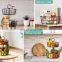 Wholesale Fruit Basket 2 Tier Fruit Basket Bowl and Vegetable Organizer for Kitchen Detachable Vegetable Storage Fruit Stand
