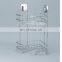 Shower Caddy 2 Tier Shower Shelf Kitchen Storage Basket Corner Shelf Stainless Steel No Drilling Self Adhesive Bathroom Caddy