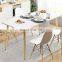 Nordic Wholesales Rectangle Dining Table Set Furniture Modern Dine Room Chaires Dining Tables Coffee Table With 4 Chairs