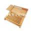 Bamboo Bread Slicer for Homemade Bread Loaf Wooden Bread Cutting Board With Crumble Holder Foldable and Adjustable
