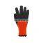 10G acrylic brushed liner wrinkle latex coated work gloves