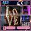 ACS led giant love letter&wedding love letter ideas